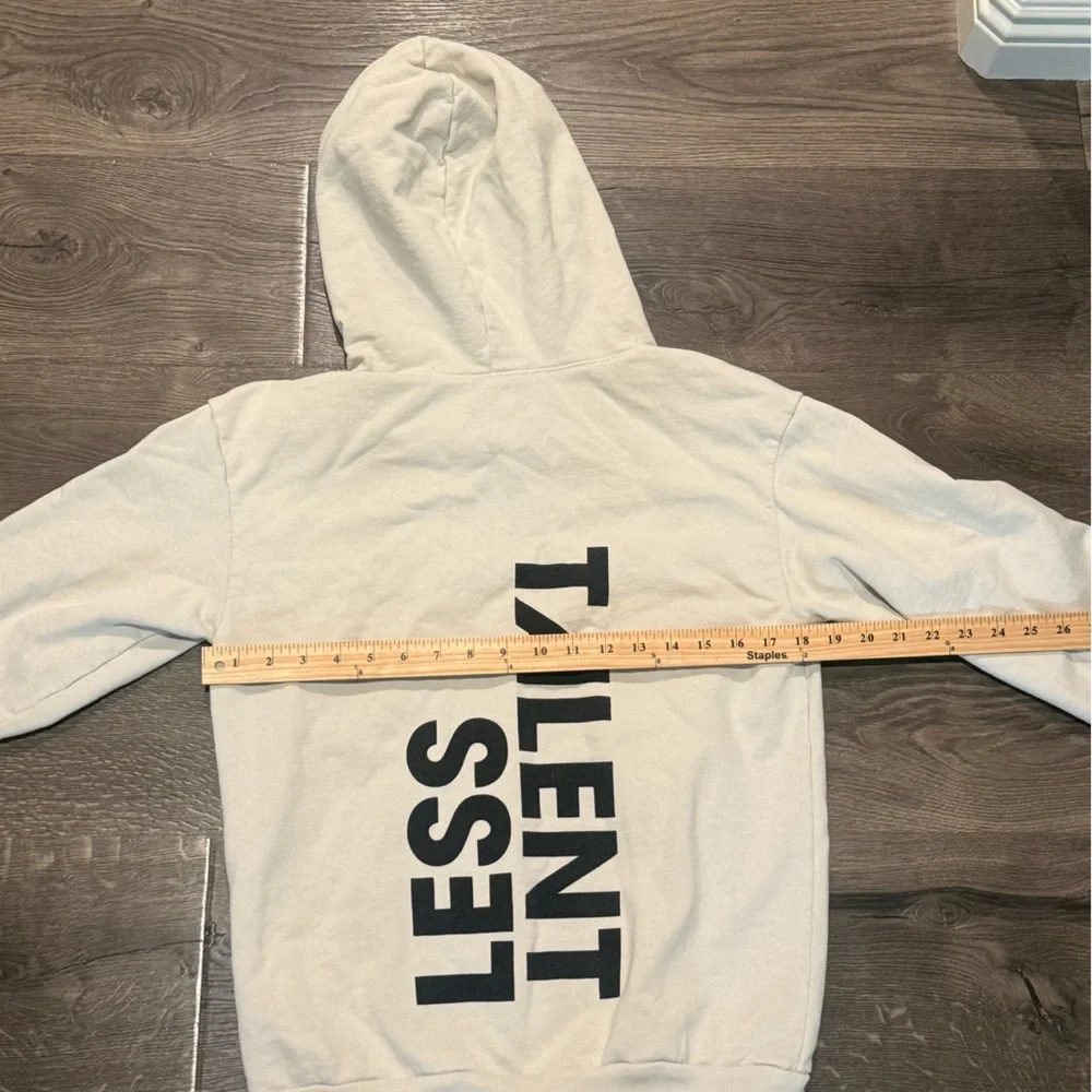 Cream Unisex Talentless hoodie - Picture 5 of 5